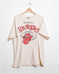 Rolling Stones Here Come the Huskers White Tee - shoplivylu