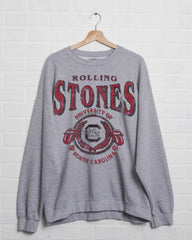 Rolling Stones USC Gamecocks College Seal Gray Thrifted Sweatshirt
