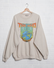 The Who North American Tour Sand Thrifted Sweatshirt - shoplivylu