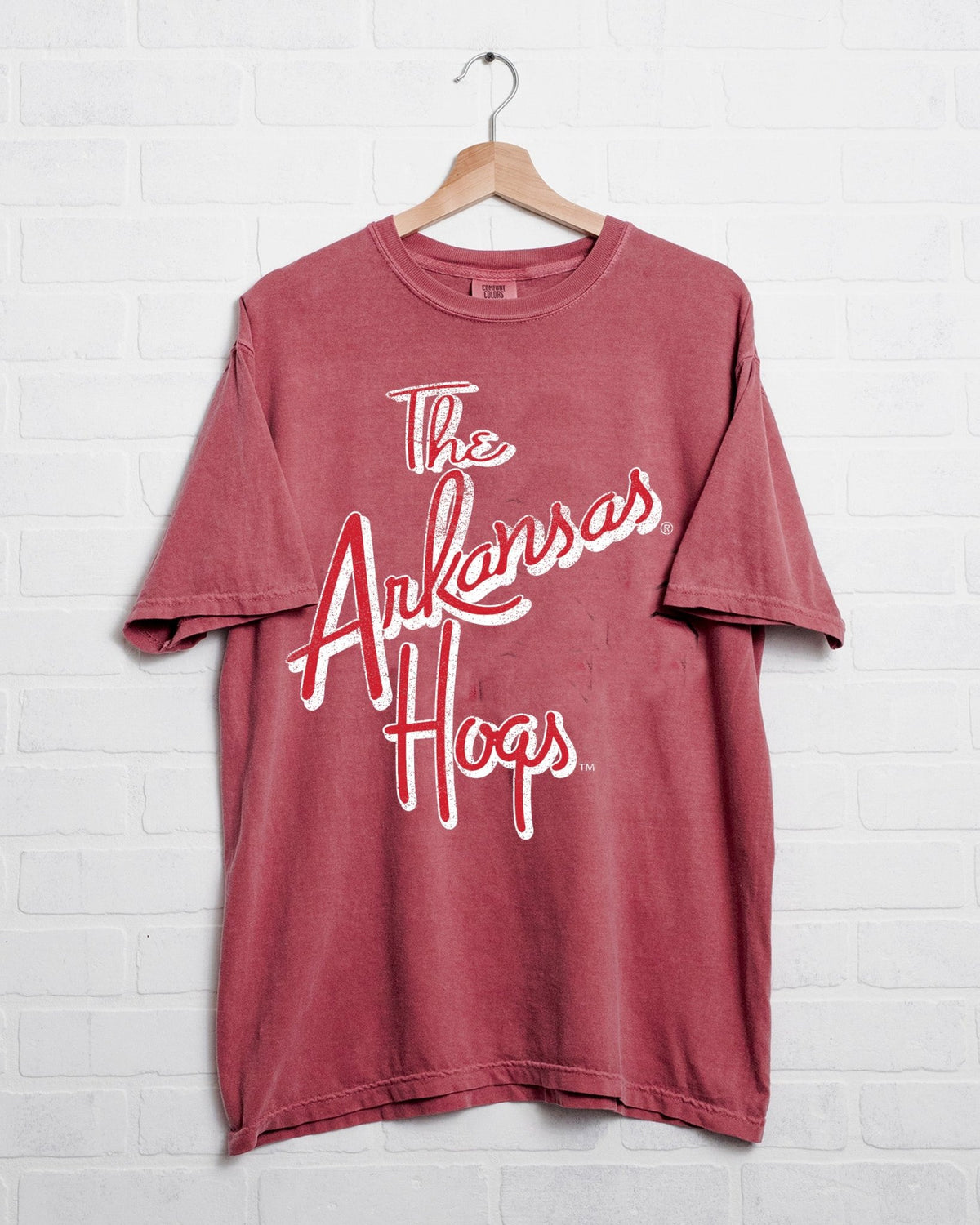 Arkansas Razorbacks Beverly Cardinal Tee - shoplivylu