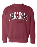 Arkansas Razorbacks Filled Gault Cardinal Sweatshirt - shoplivylu