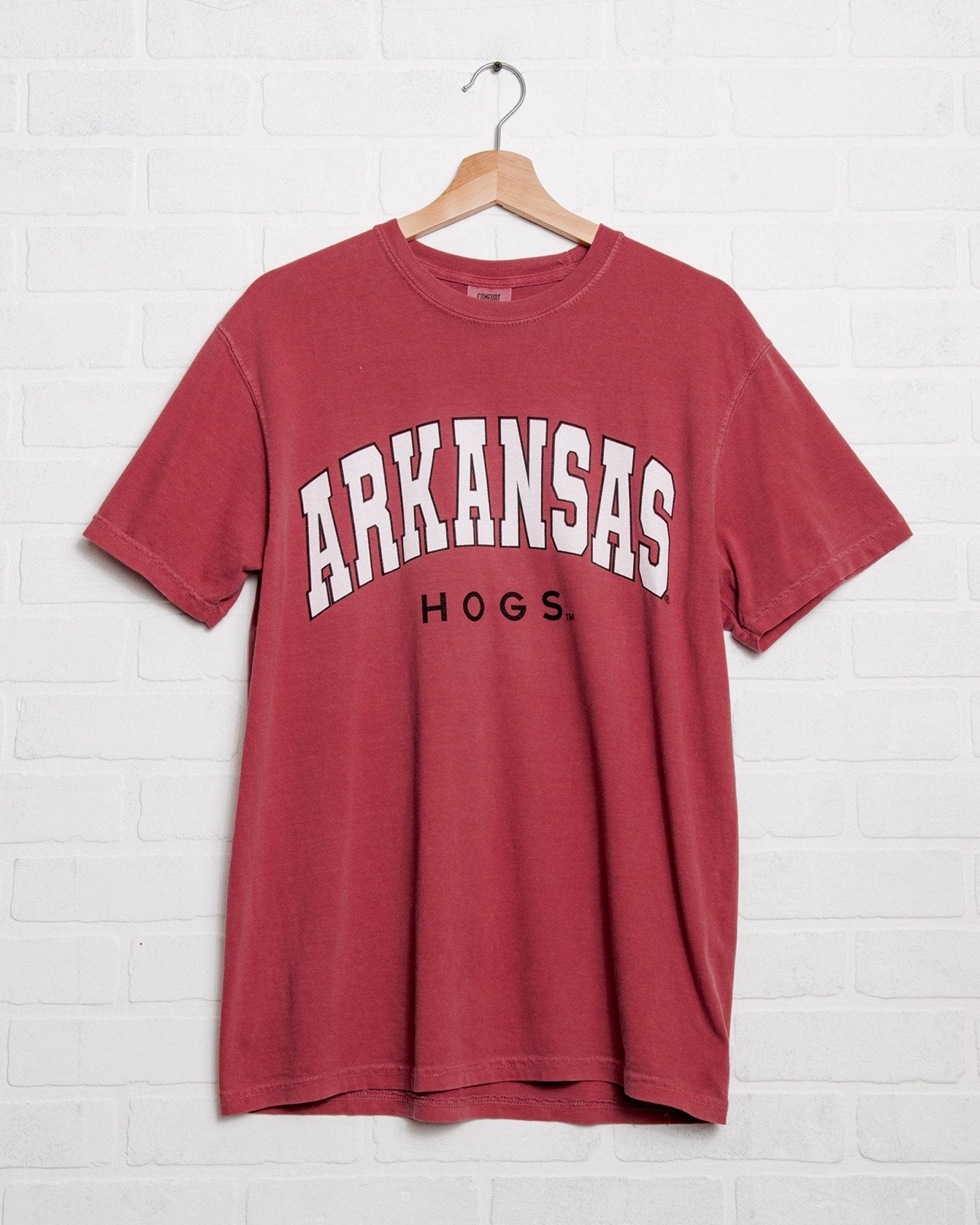 Arkansas Razorbacks Filled Gault Cardinal Tee - shoplivylu