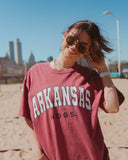 Arkansas Razorbacks Filled Gault Cardinal Tee - shoplivylu
