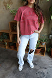 Arkansas Razorbacks Mega Arch Cardinal Tee