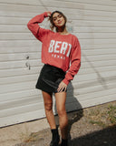 Beat Texas Gault Crimson Sweatshirt - shoplivylu