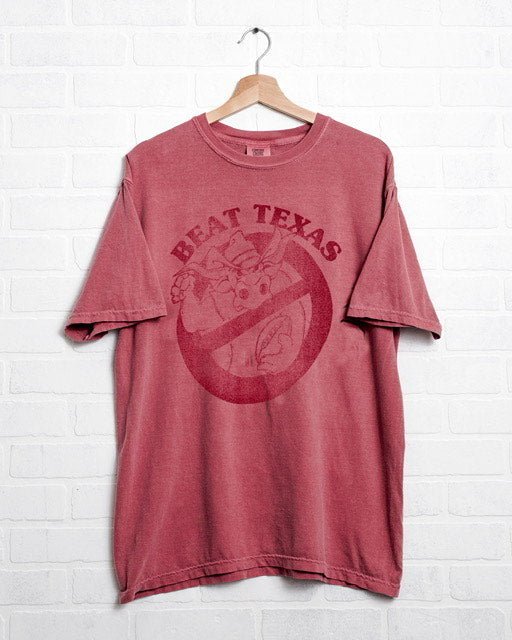 Beat Texas Horn Busters Crimson Tee - shoplivylu