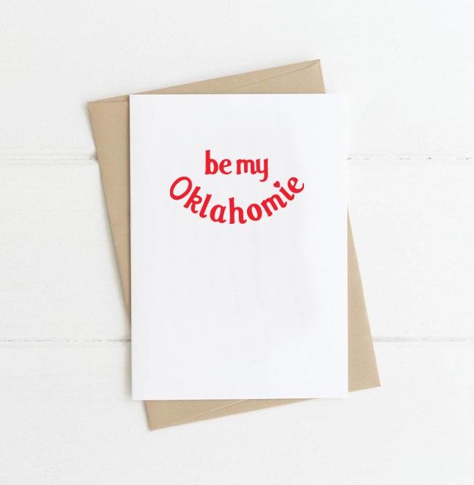 Be My Oklahomie Greeting Card (4474246922343)