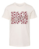 Children's Hogs Twisted Check Oatmeal Tee - shoplivylu