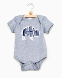 Bison Oklahoma Gray Onesie - shoplivylu
 (4353213892)
