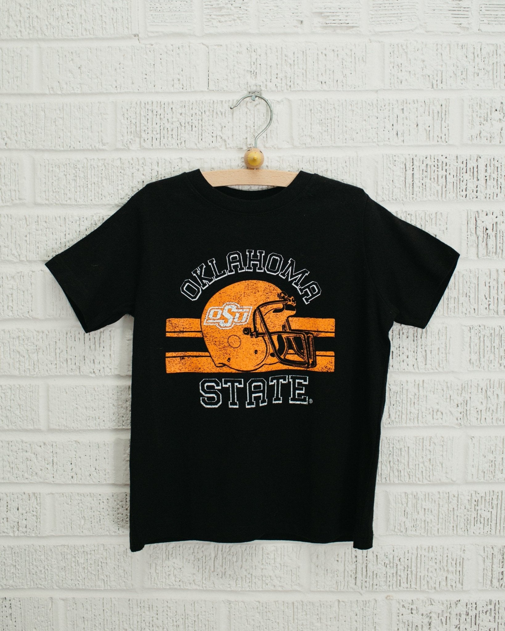 Children's OSU Champion Helmet Black Tee - shoplivylu