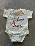 Children's OU Beverly Oatmeal Onesie - shoplivylu