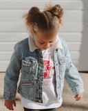 Children's OU Champion Helmet White Tee - shoplivylu