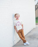 Children's OU Mega Arch Oatmeal Tee - shoplivylu