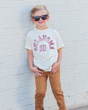 Children's OU Mega Arch Oatmeal Tee - shoplivylu