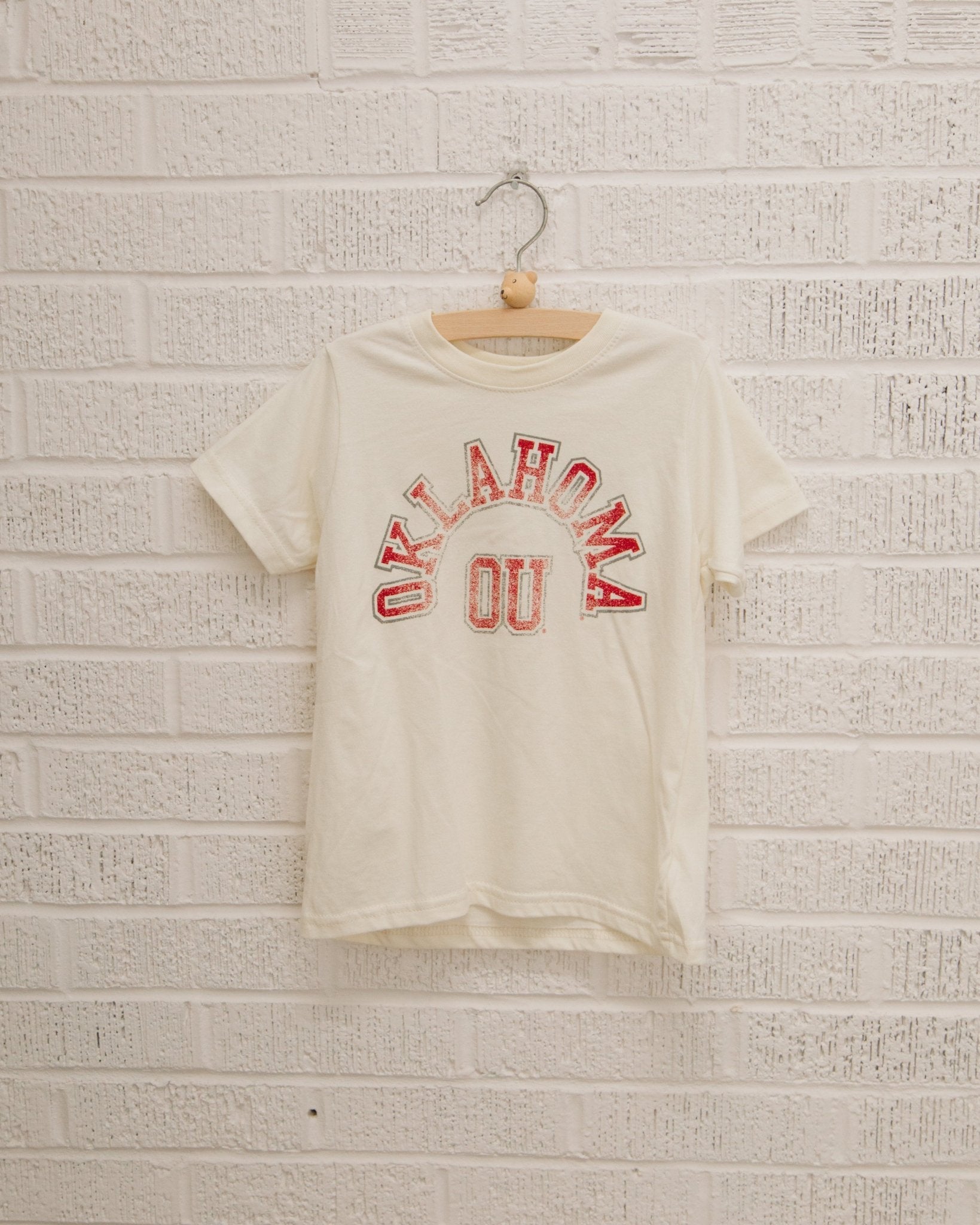 Children's OU Mega Arch Oatmeal Tee - shoplivylu
