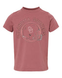 Children's OU Sooners Helmet Circle Red Tee - shoplivylu
