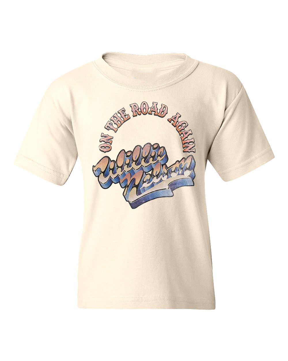 Children's Willie Nelson OTR Metal Off White Tee - shoplivylu