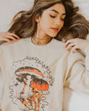 Comfortably Numb Sand Thrifted Sweatshirt - shoplivylu