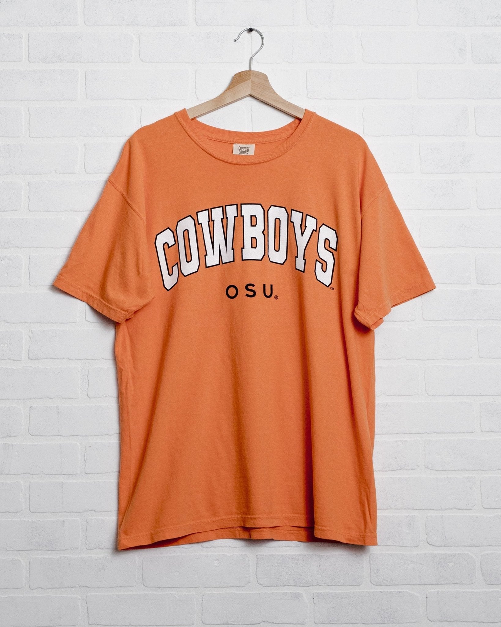 Cowboys Filled Gault Orange Tee - shoplivylu