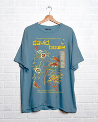 David Bowie Hong Kong Gala Blue Thrifted Distressed Tee (FINAL SALE)