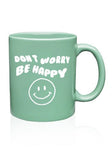 Don't Worry Be Happy Green Mug - shoplivylu