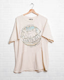 Earth Day Off White Thrifted Tee - shoplivylu