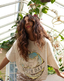 Earth Day Off White Thrifted Tee - shoplivylu