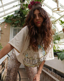 Earth Day Off White Thrifted Tee - shoplivylu