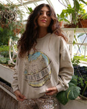 Earth Day Sand Thrifted Sweatshirt - shoplivylu