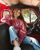 Griswold Crimson Sweatshirt - shoplivylu