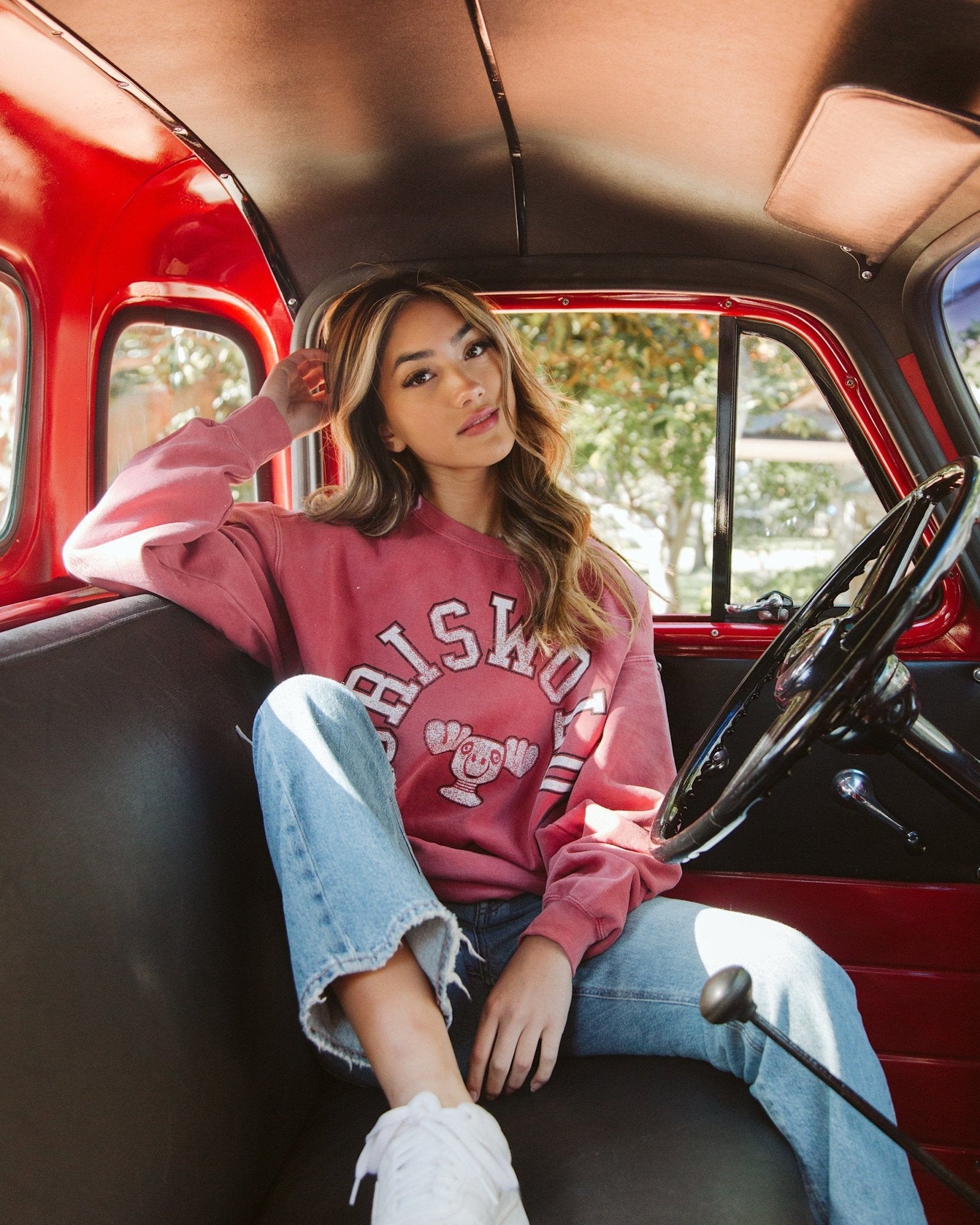 Griswold Crimson Sweatshirt - shoplivylu