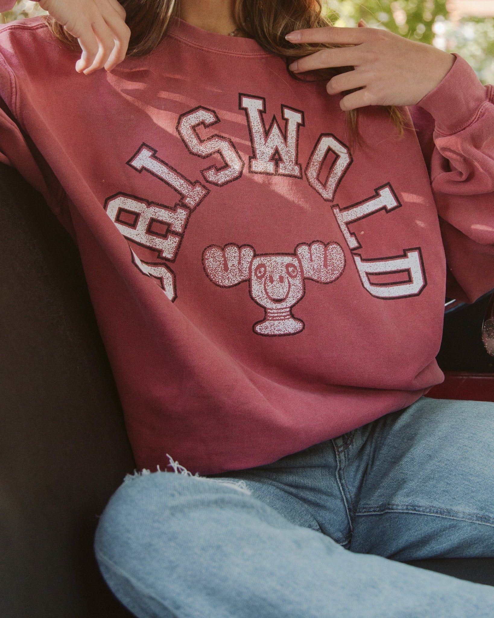 Griswold Crimson Sweatshirt - shoplivylu