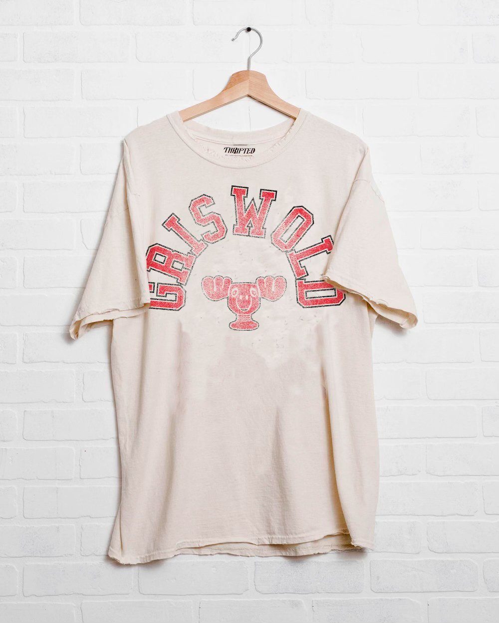 Griswold Off White Thrifted Tee - shoplivylu