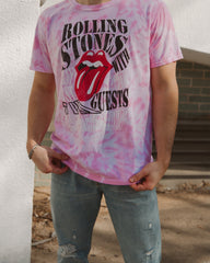 Rolling Stones Altamont Speedway Pink Dream Tie Dye Tee (FINAL SALE) - shoplivylu