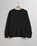LivyLu Thrifted Black Sweatshirt - shoplivylu