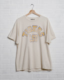 LSU Mega Arch Off White Thrifted Tee - shoplivylu