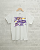 LSU Tigers Pennant White Tee - shoplivylu
