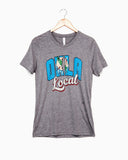 Okla Local Flag Gray Tri-Blend Tee (1309051256935)