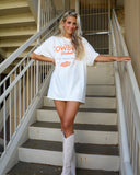 OSU Cowboys Shot Off Off White Thrifted Tee - shoplivylu