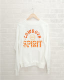 OSU Cowboys Spirit White Thrifted Sweatshirt