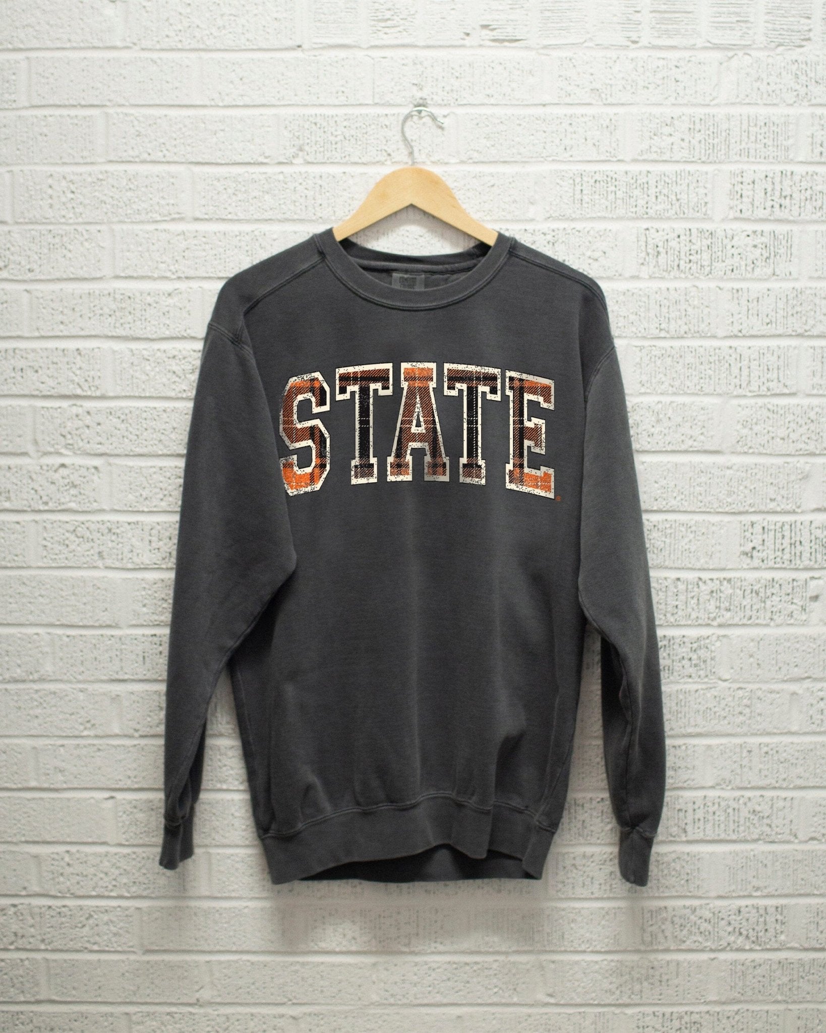 OSU Cowboys Tartan Pepper Sweatshirt - shoplivylu