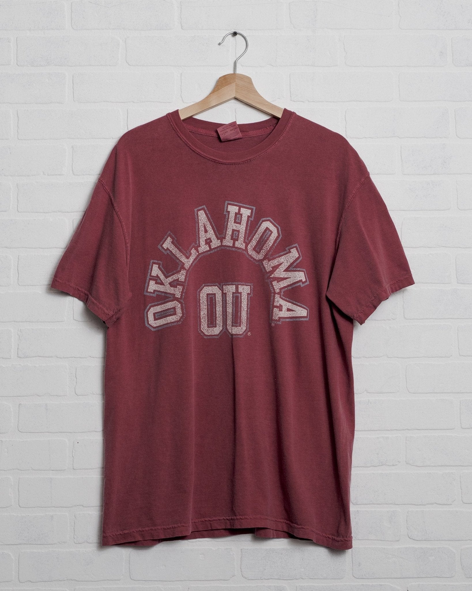 OU Mega Arch Crimson Tee - shoplivylu
