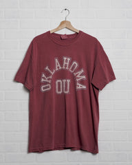 OU Mega Arch Crimson Tee - shoplivylu