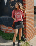 OU Mega Arch Crimson Tee - shoplivylu