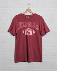 OU Wonka Football Crimson Tee - shoplivylu