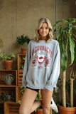 Razorbacks Prep Patch Gray Thrifted Sweatshirt