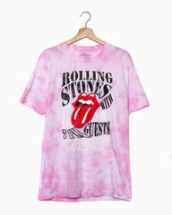Rolling Stones Altamont Speedway Pink Dream Tie Dye Tee (FINAL SALE) - shoplivylu