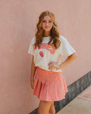 Rolling Stones Arch Off White Thrifted Distressed Tee - shoplivylu