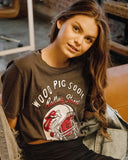 Rolling Stones Arkansas Helmet Lick Dark Gray Tee - shoplivylu
