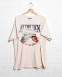 Rolling Stones Auburn Basketball Net Off White Thrifted Tee - shoplivylu